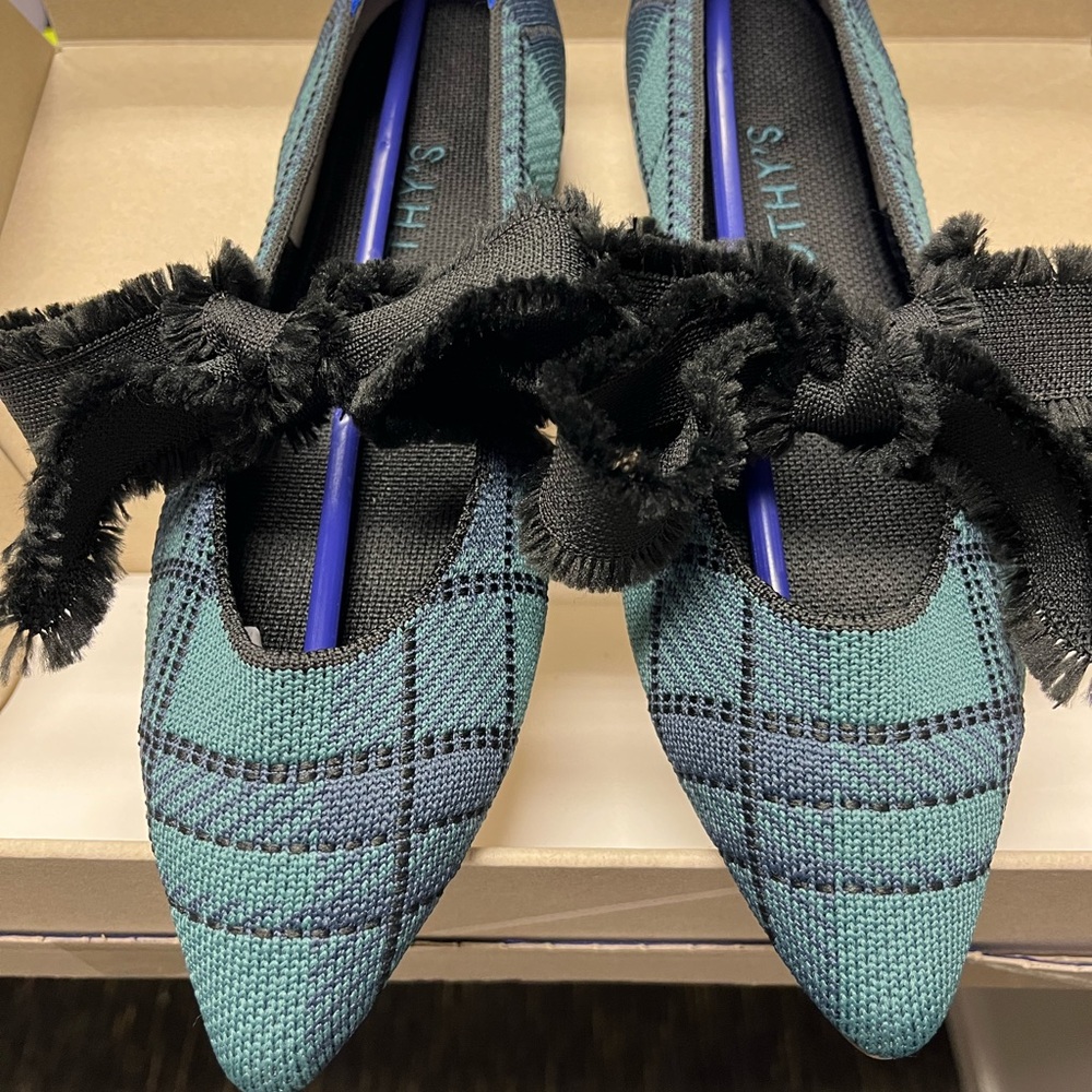 Pine Plaid Mary Janes, 10.5